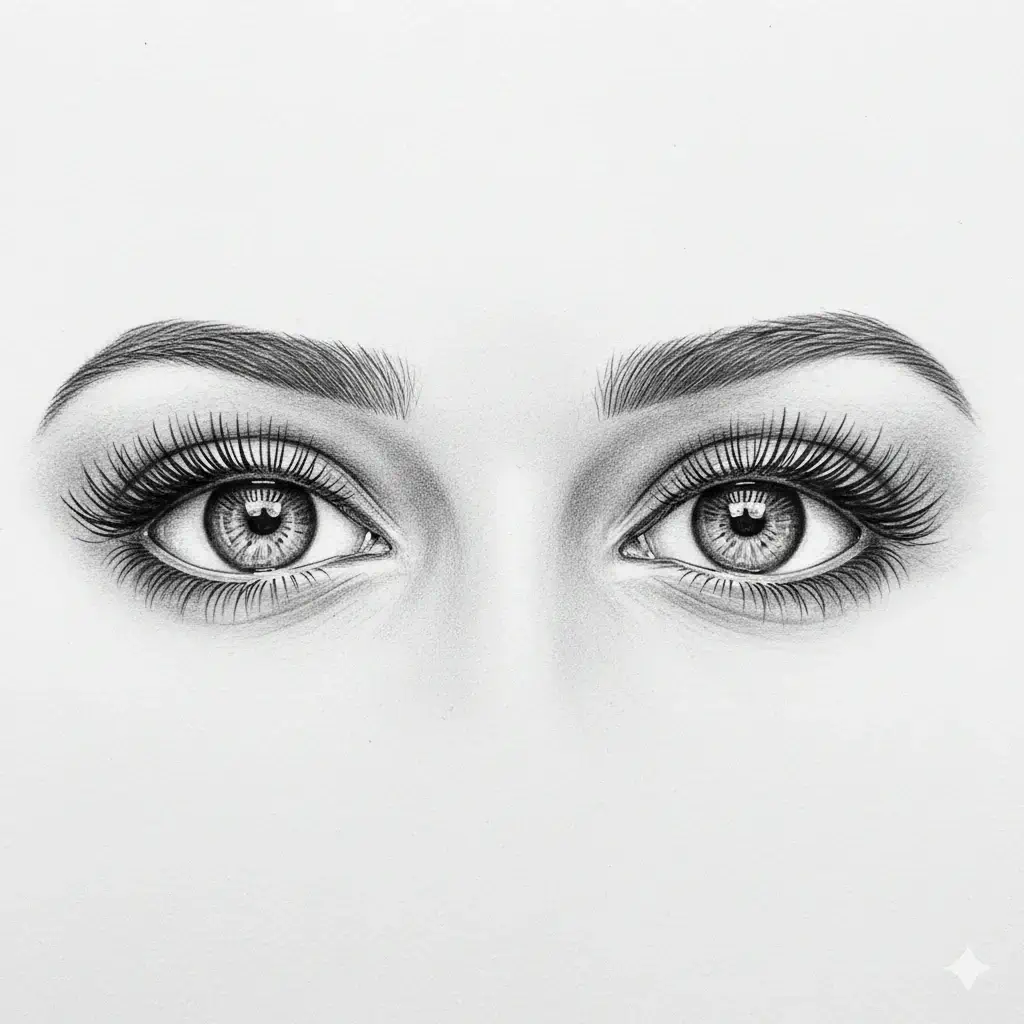 Wide-set eye shape - eyes positioned more than one eye width apart